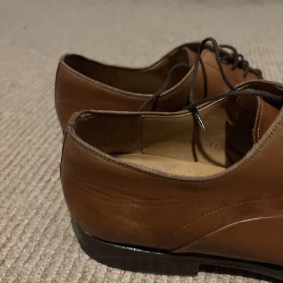 Magnanni Saffron Lace-Up Oxford Cuero Brown Leather Shoes 11M Made in Spain main image 6